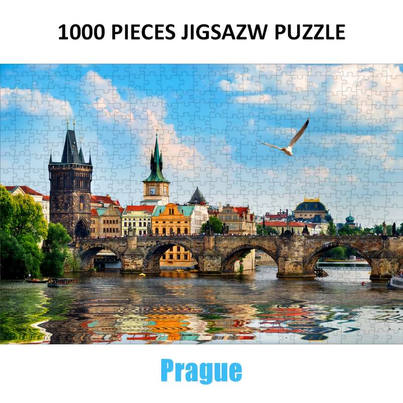 1000 Piece Paper Jigsaw Puzzle For Adults 68.58x5