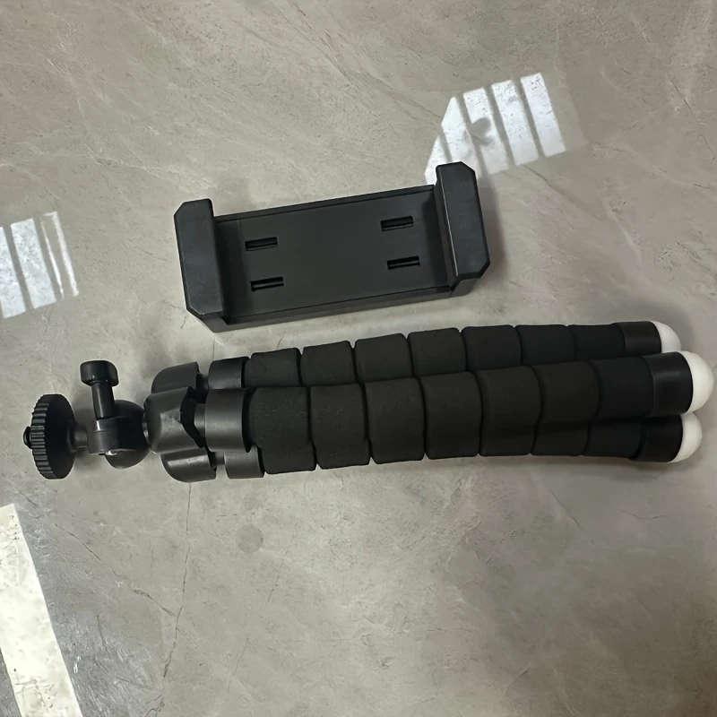 1pc Flexible Octopus Tripod Small Phone Camera Holder with Sponge Grip Mini Octopus Stand for Photog