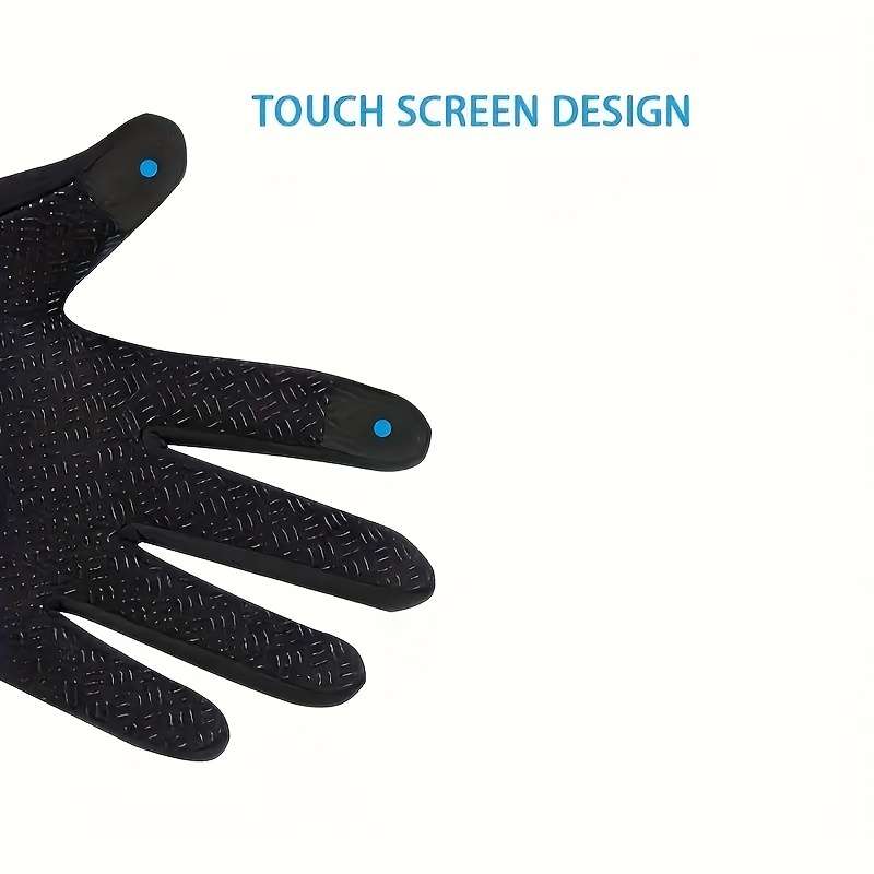 1 Pair Black Size L Outdoor Sports Gloves