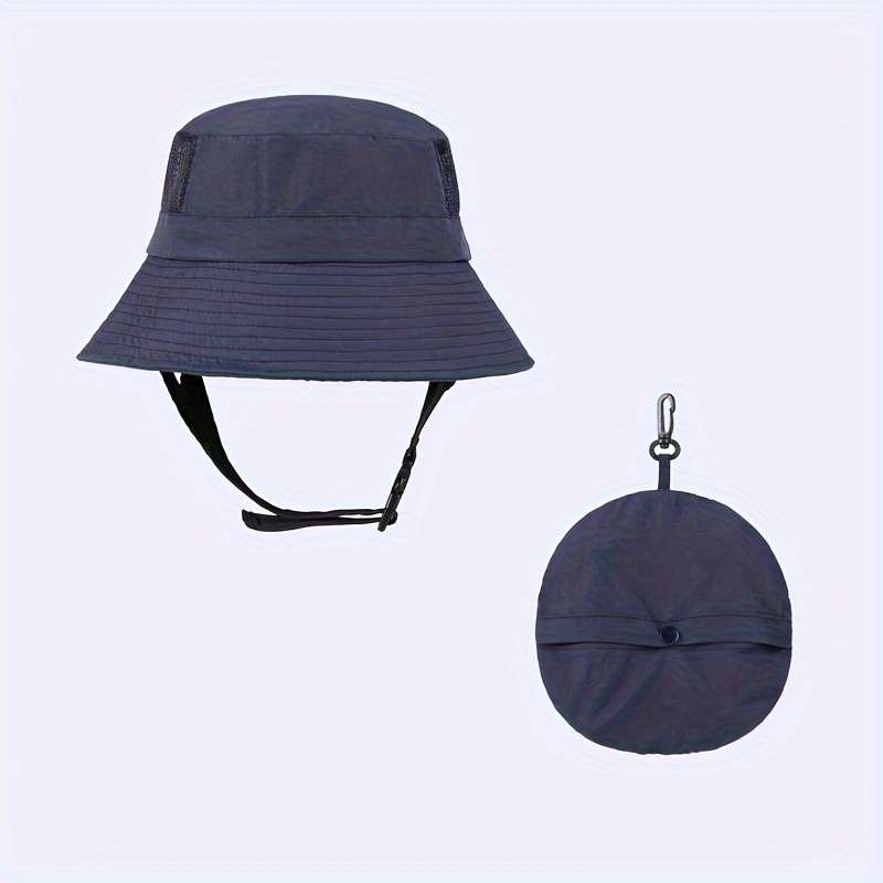 1pc Wide Brim Sun Protection Hat Foldable Outdoor Hiking Fishing Cap Quick-Drying Surfing Fis