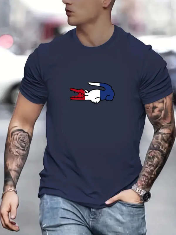 Men's T-Shirt Short Sleeve, Crew Neck