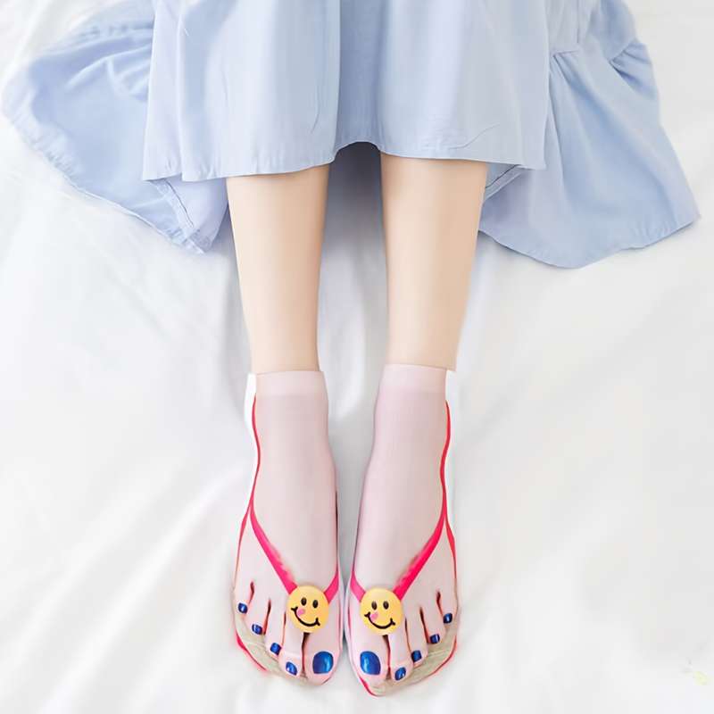 6 Pairs Of Models One Size High Elastic Socks