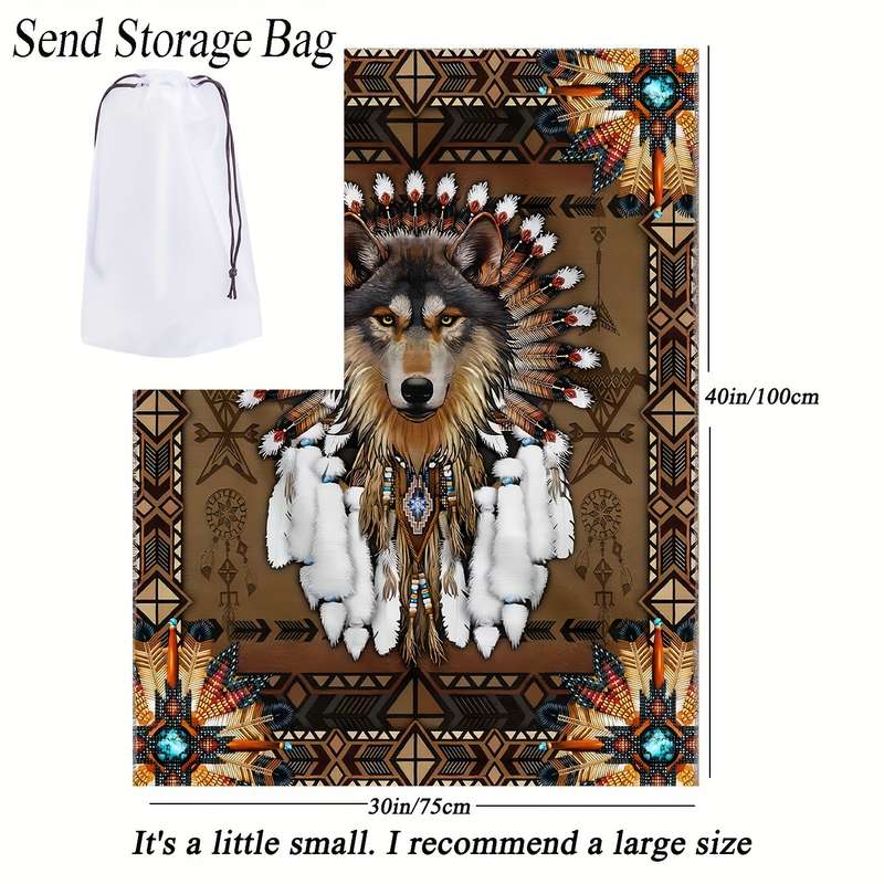 1ps Blanket Size 50Inx60In 130Cmx150Cm Ad'dFree Storage Bag
