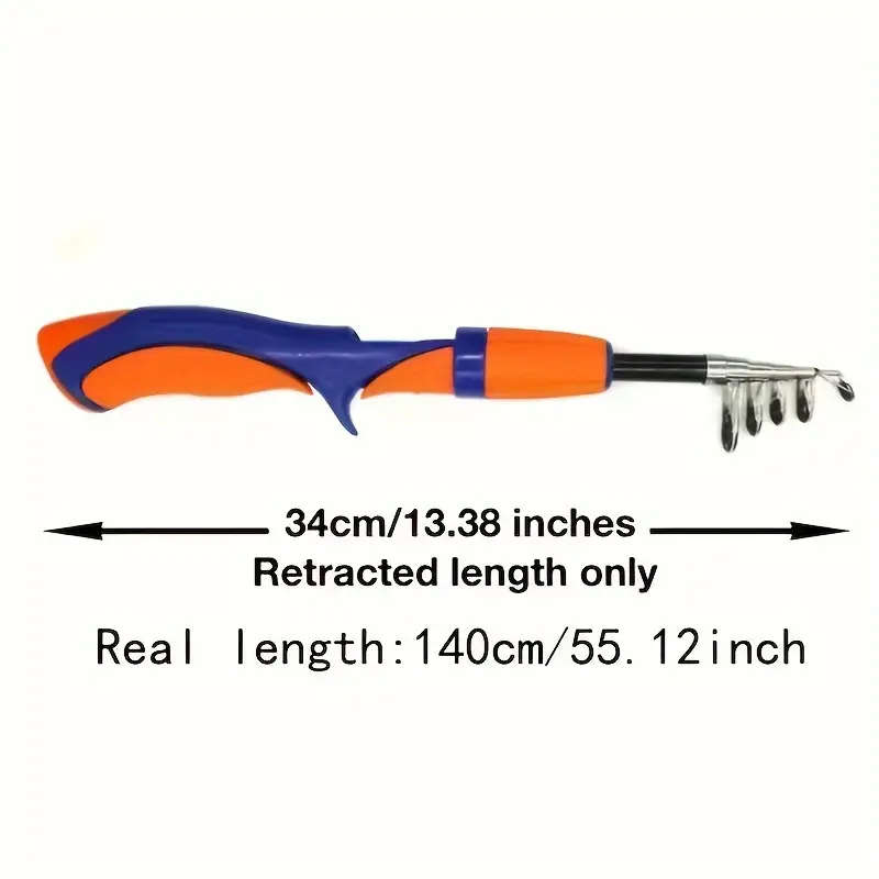 1pc Carbon Fiber Fishing Rod Boat Ice Fly Lure Fishing Rod With Fishing Reel Fishing Tackle
