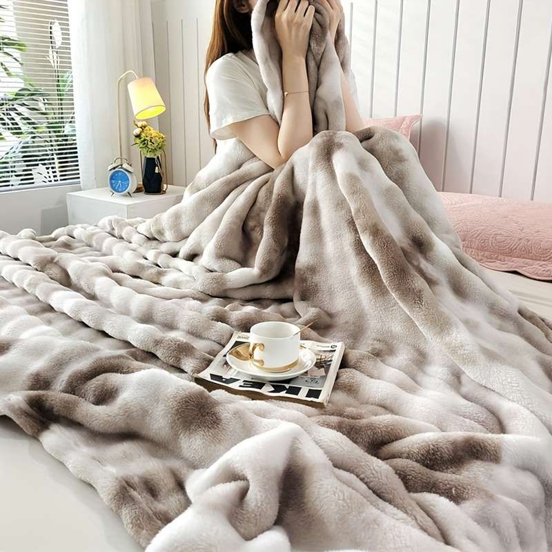 1ps Blanket Color Wenyun   Wine Red size 150x200cm 60x80inch