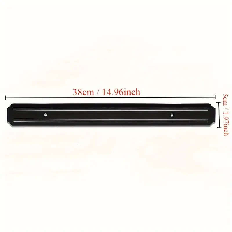 1pc Powerful Magnetic Knife Holder for Wall Space-Saving Secure Easy Access Adds Style Safety to You