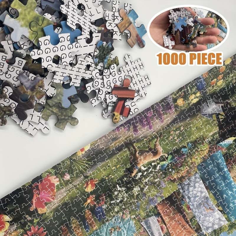 1000pcs Puzzle boardcard jigsaw puzzle Countryside Scene Puzzle Ideal for Adults 1000