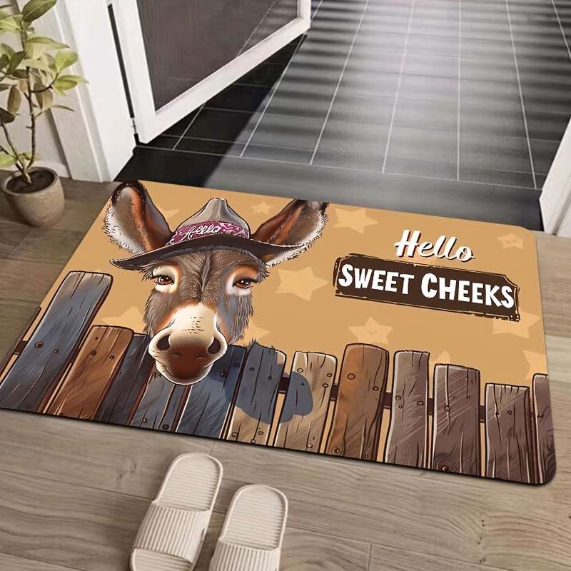 1Pc Earth Yellow 19.69x31.49inch 50x80cm Floor Mat