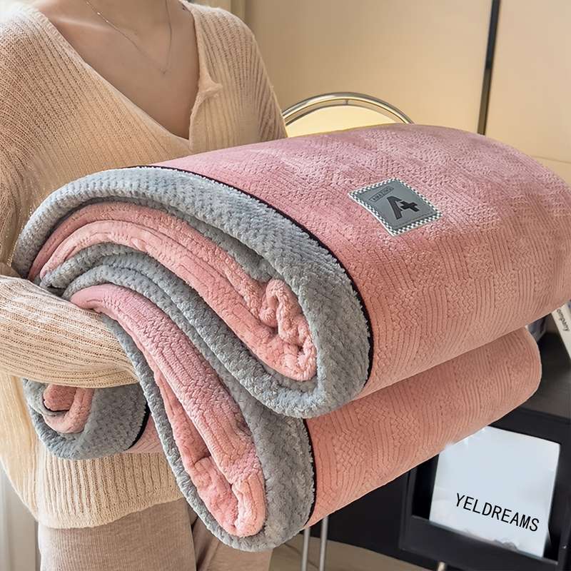 1ps Blanket Color Pink A size 200x230cm