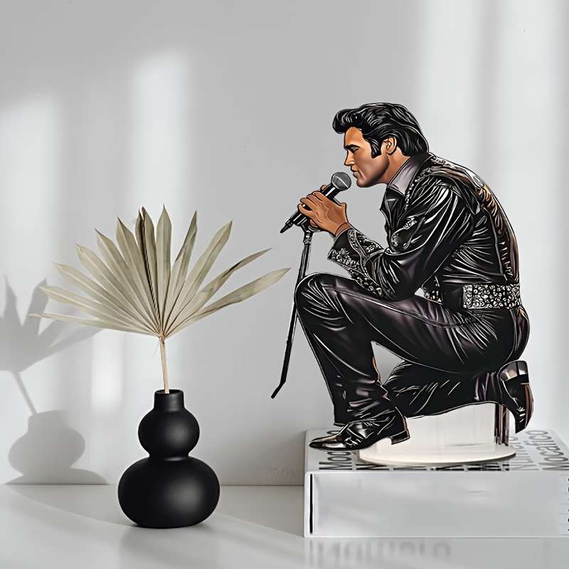 1pc 2D Flat A Stylish  Acrylic Flat Display for Singers Festive Decoration