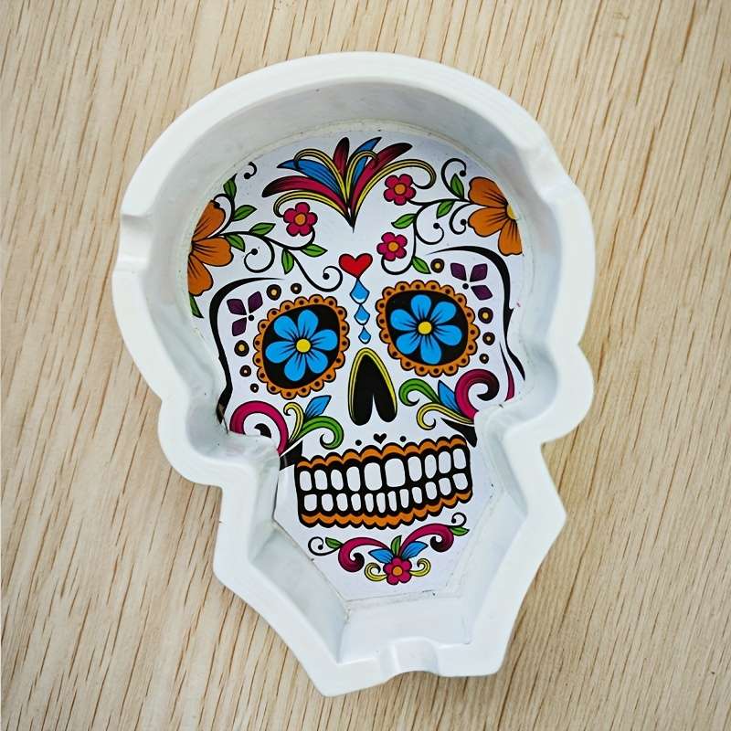 1pc Creative Skull-Shaped Ashtray for Easter Decoration