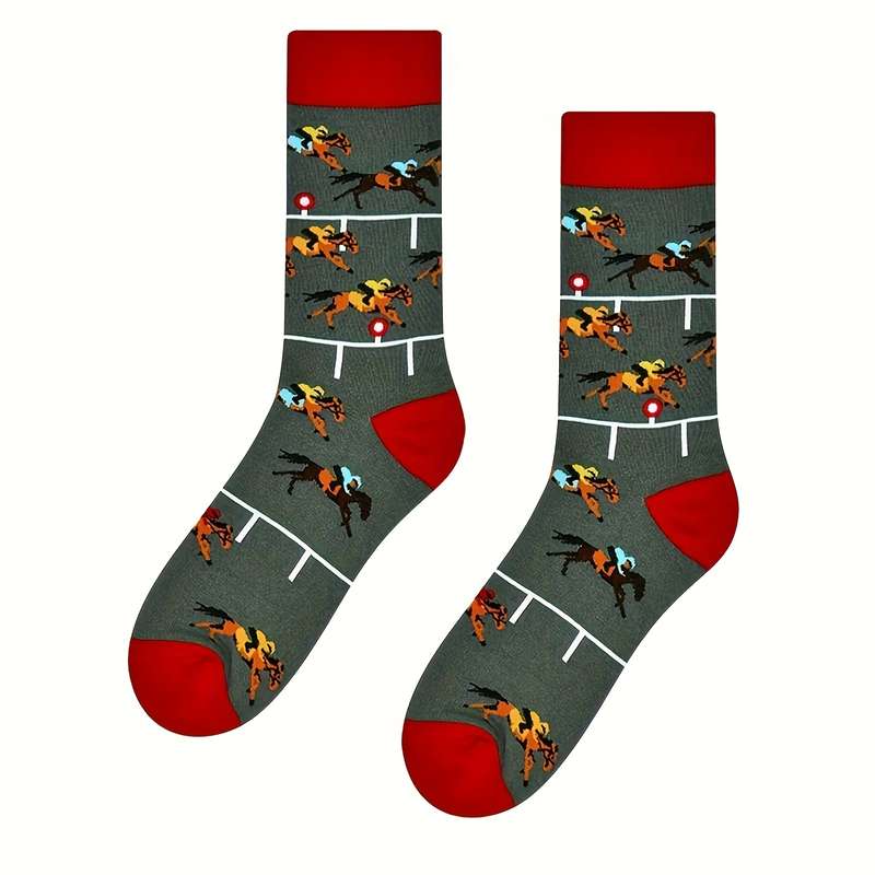 1 Pair Of Gray One Size Socks