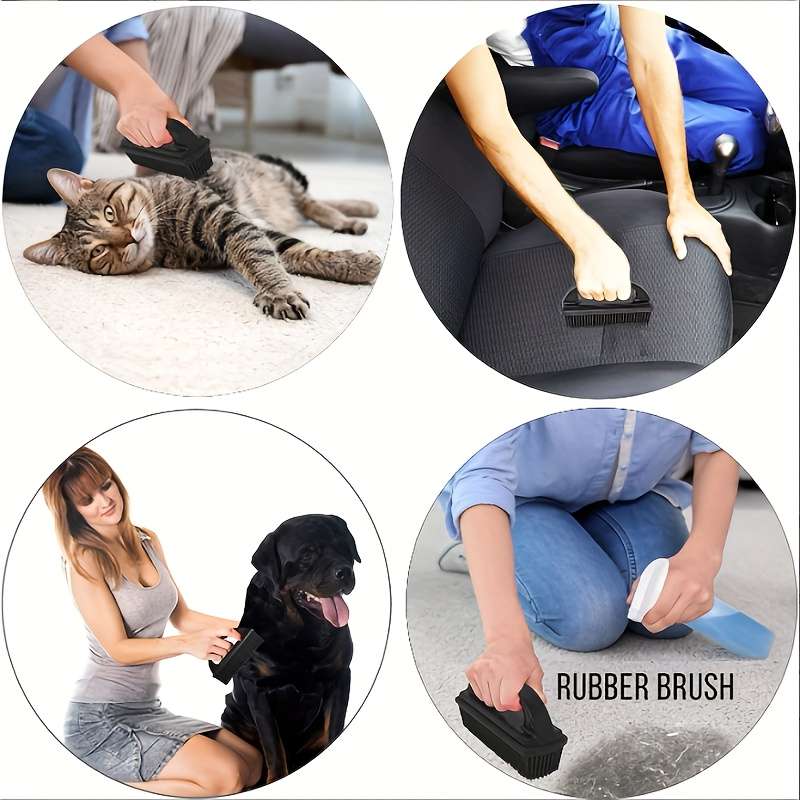 1pc Blue ABSAddTPR MaterialPet Comb