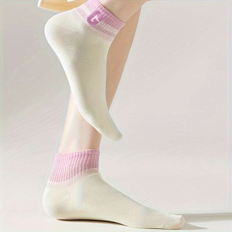 5 Pairs Asian One Size High Elastic Socks