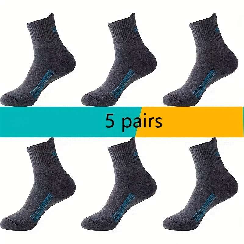 5 Pairs Color D High Elastic Socks