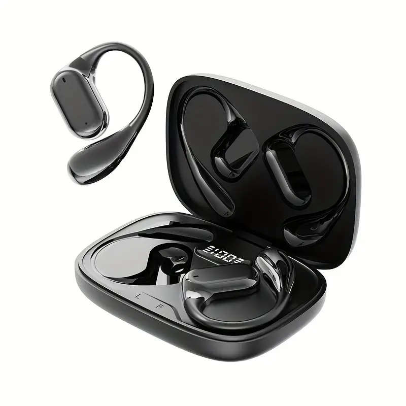 True Wireless on-Ear Music Headset Gaming Earbuds Video TWS HIFI Dolby Bass 9D Stereo HD Calling Ear