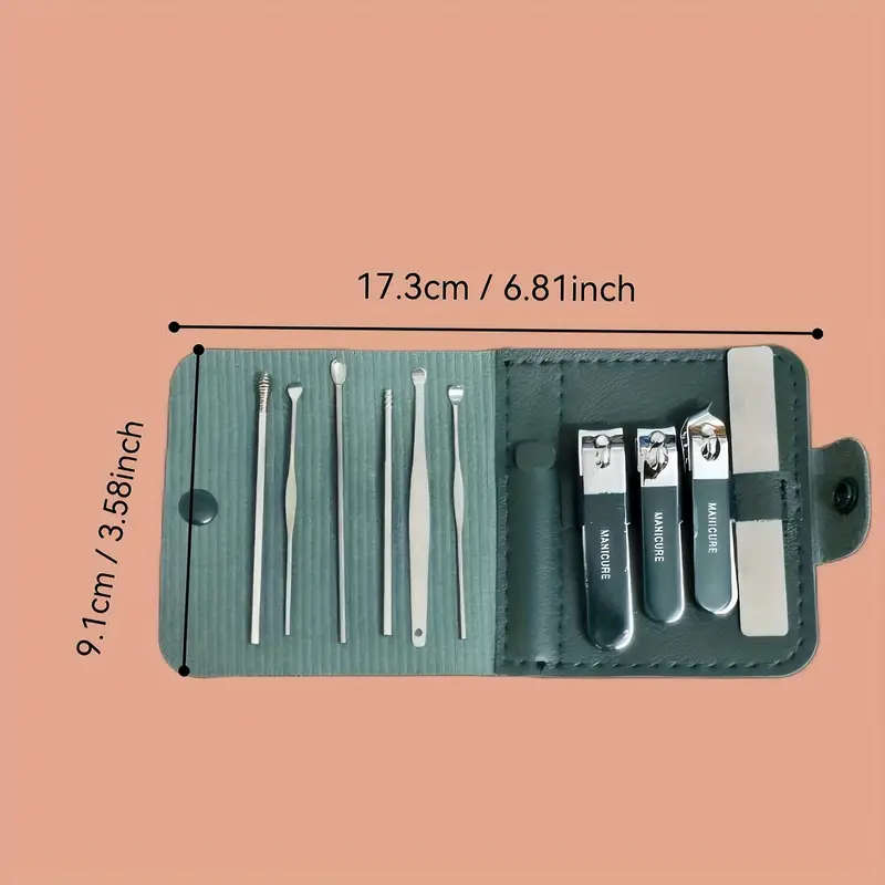 10 Piece Deluxe Manicure and Pedicure Set