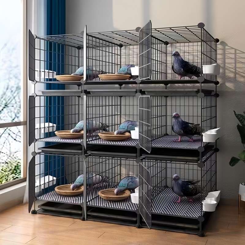 1pc Blue Pet Cage