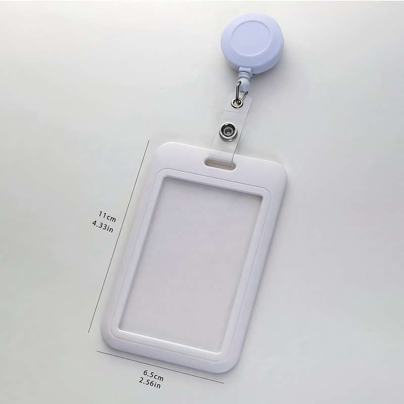 1pc Work ID Card Case Card Protection Cover Simple Card Case For Nurse And Doctor