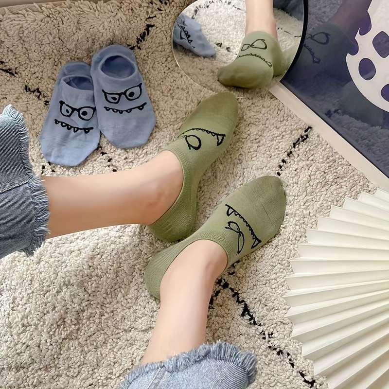 5 Pairs Mixed Color One Size High Elastic Socks