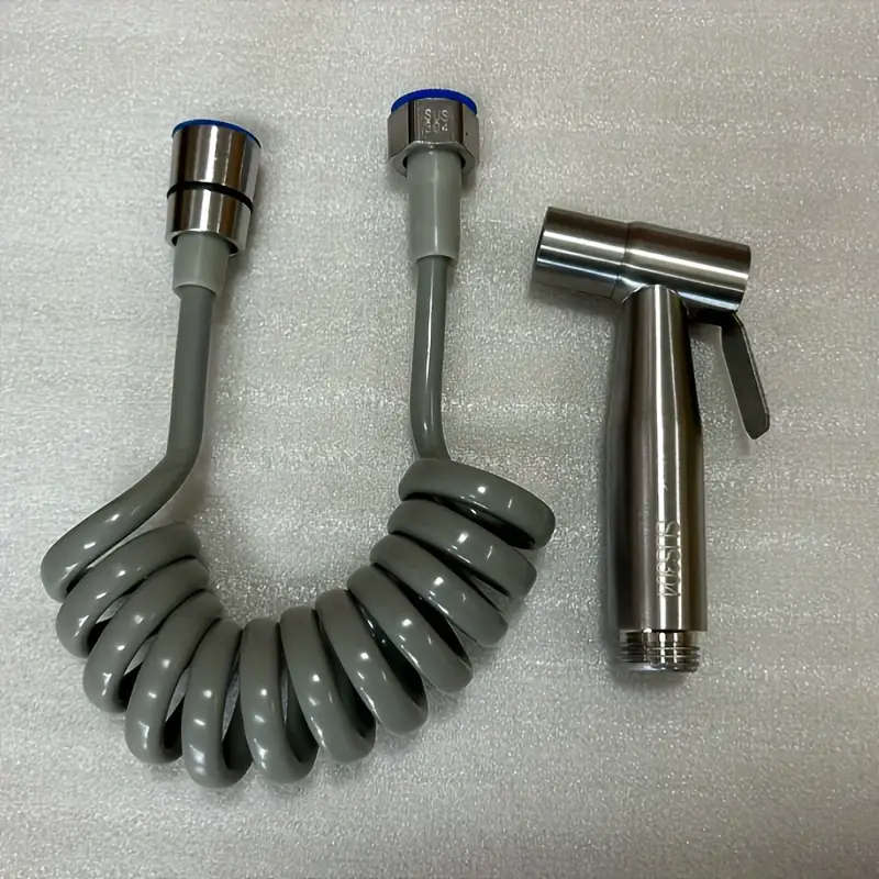 Handheld Bidet Sprayer Set for Toilet and Bathroom Stainless Steel Metal Bidet Spray Gun