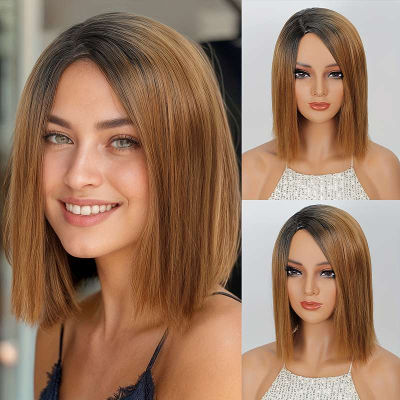 1Pc Mixed Color 30.48cm Fashion Design Wig