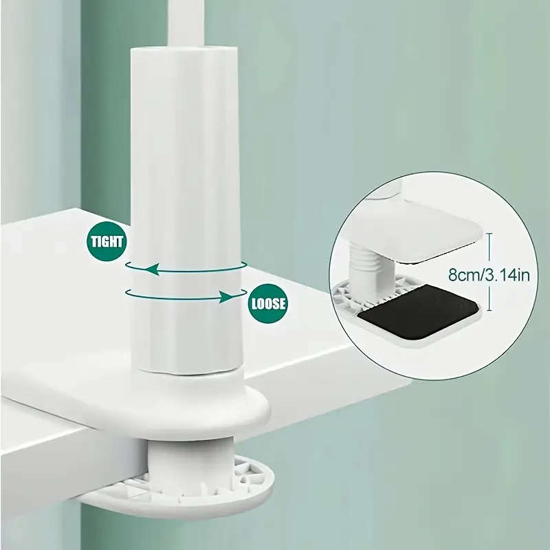 1pc 360° Rotating Tablet Phone Holder Spiral Base Lazy Stand Mobile Phone Tablet Bedside Stand Bed