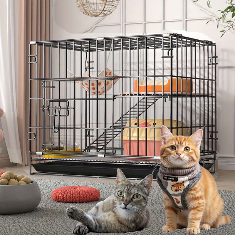 1pc Black Model 2 Layers--LPet Cage