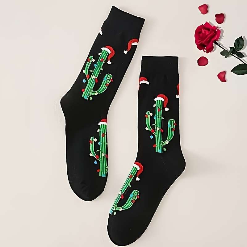 1 Pair Mixed Color One Size Socks