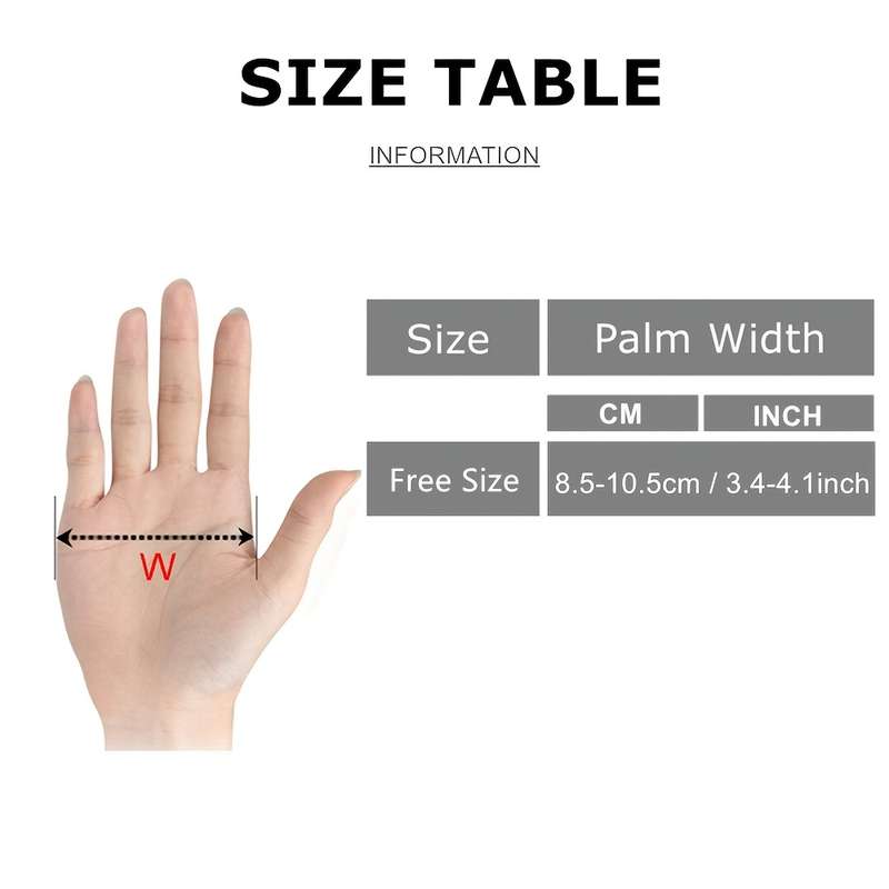 1 Pair Red One Size Outdoor Sports Gloves
