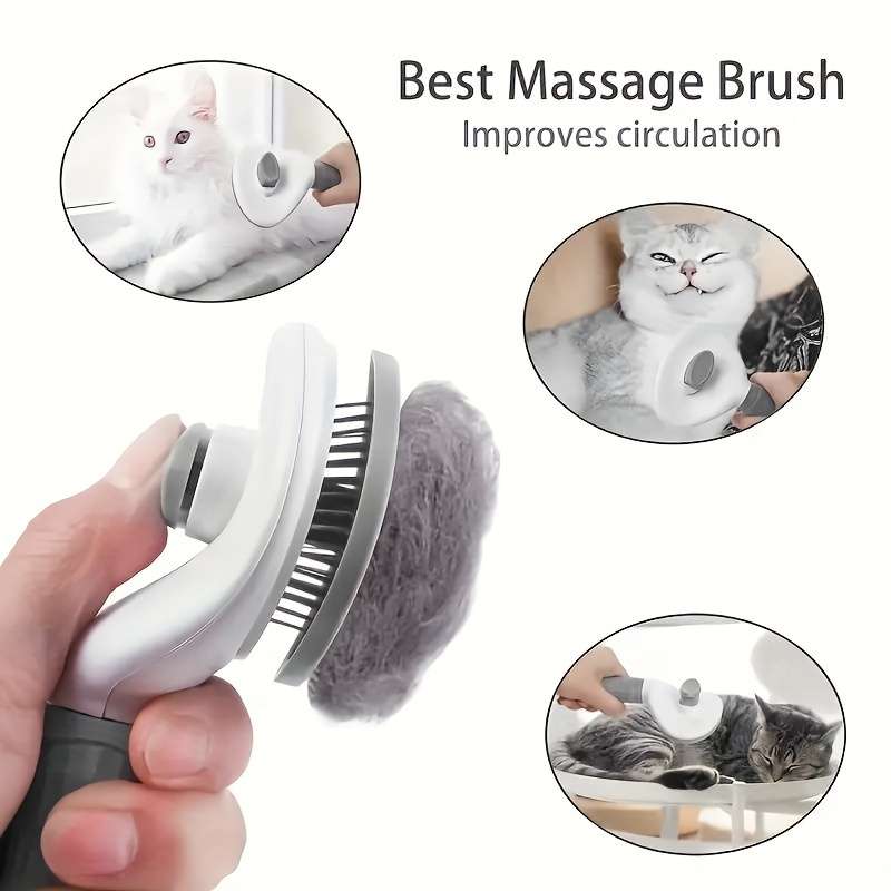1pc Grey Pet Comb