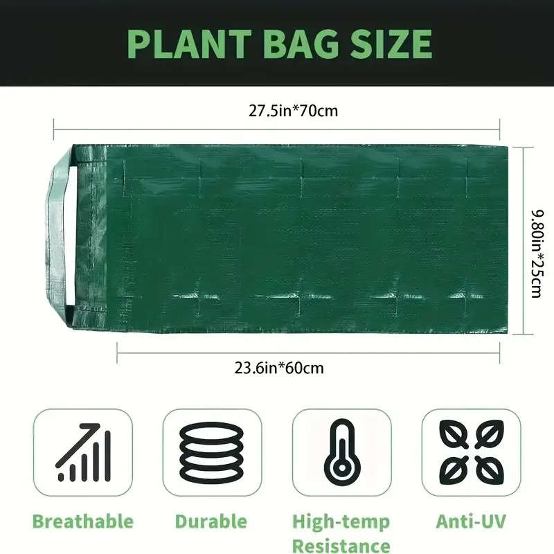 8Hole Hanging Strawberry Planting Bag