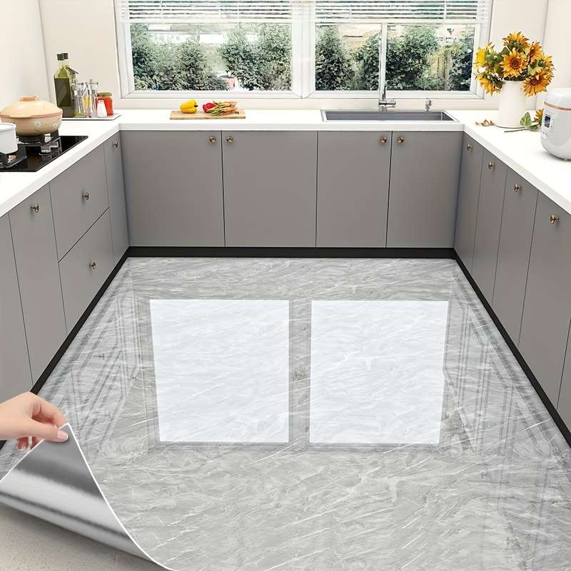 1PC Wall StickersGray Morning Mist40cm WideX2m Long