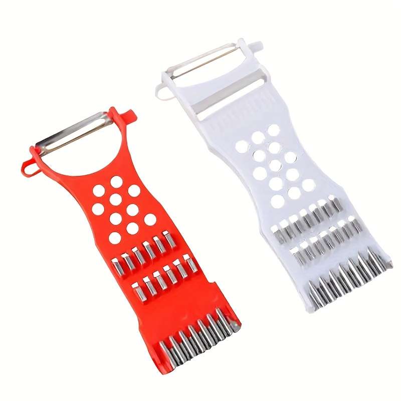 1pcs Durable Abs Plastic Multi  Function Kitchen Gadgets Carrot Grater