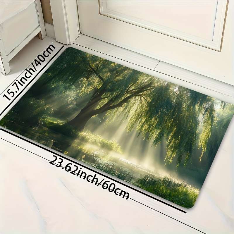 1Pc Green 19.69x31.49inch 50x80cm Floor Mat