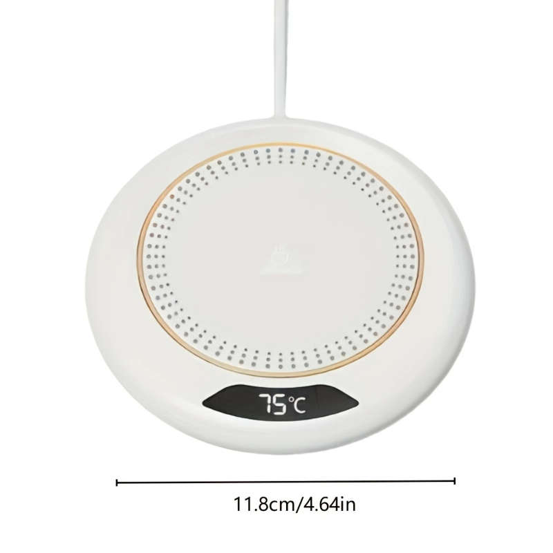 1Pc 3 Temperature Adjustable Smart Heating Pad For Coffee Tea Usb Powered