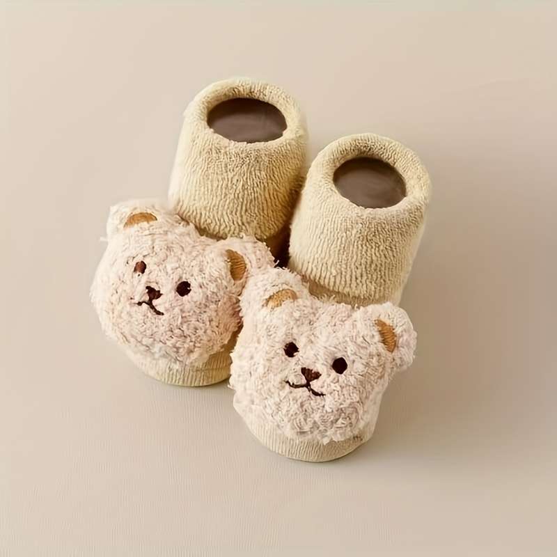 1Pairs Sock Beige Rabbit Size S 0 1Years