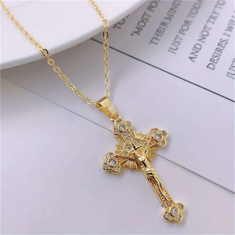 1 Piece Color Jesus Theme Pendant