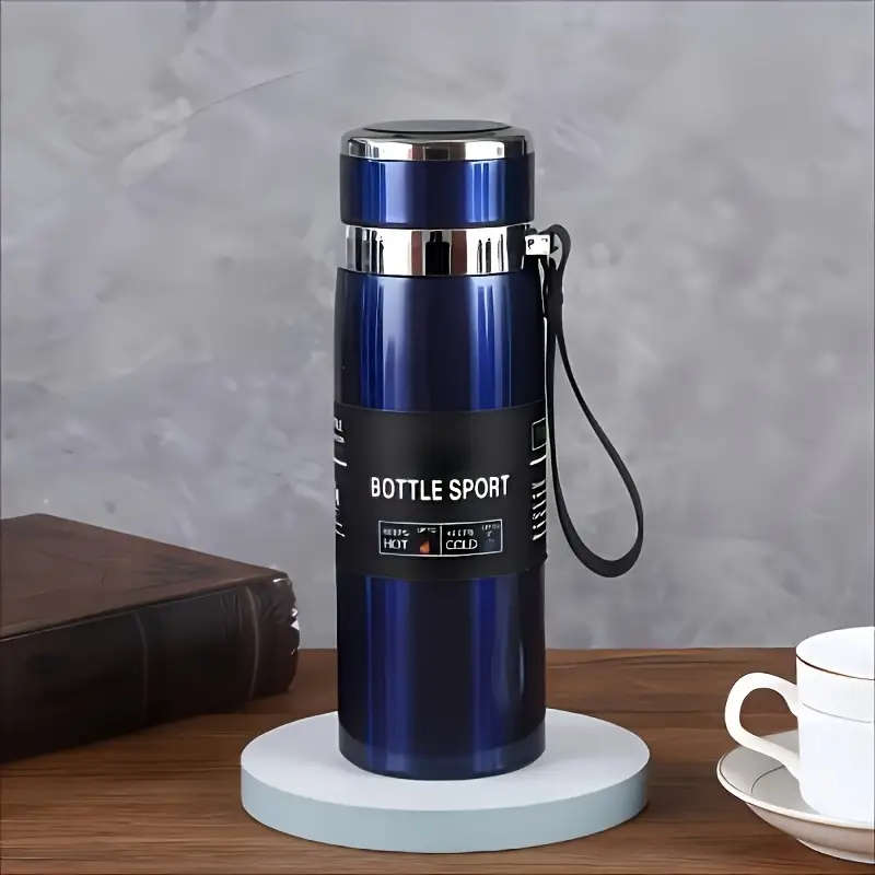 1L Large Blue Thermos Flask