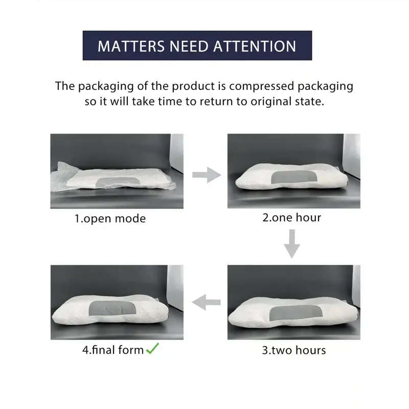 Ergonomic Orthopedic Neck Pillow - Soft, Adjustable Contour Support