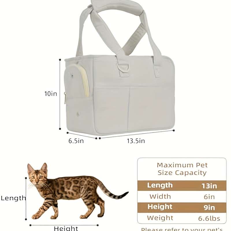 1pc grey Pet Bag