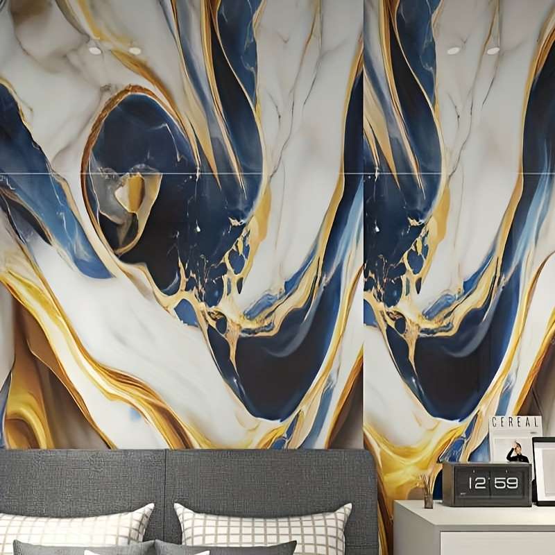 1PC Wall StickersGilded Black And White200cmX40cm  78.74inX15.74in