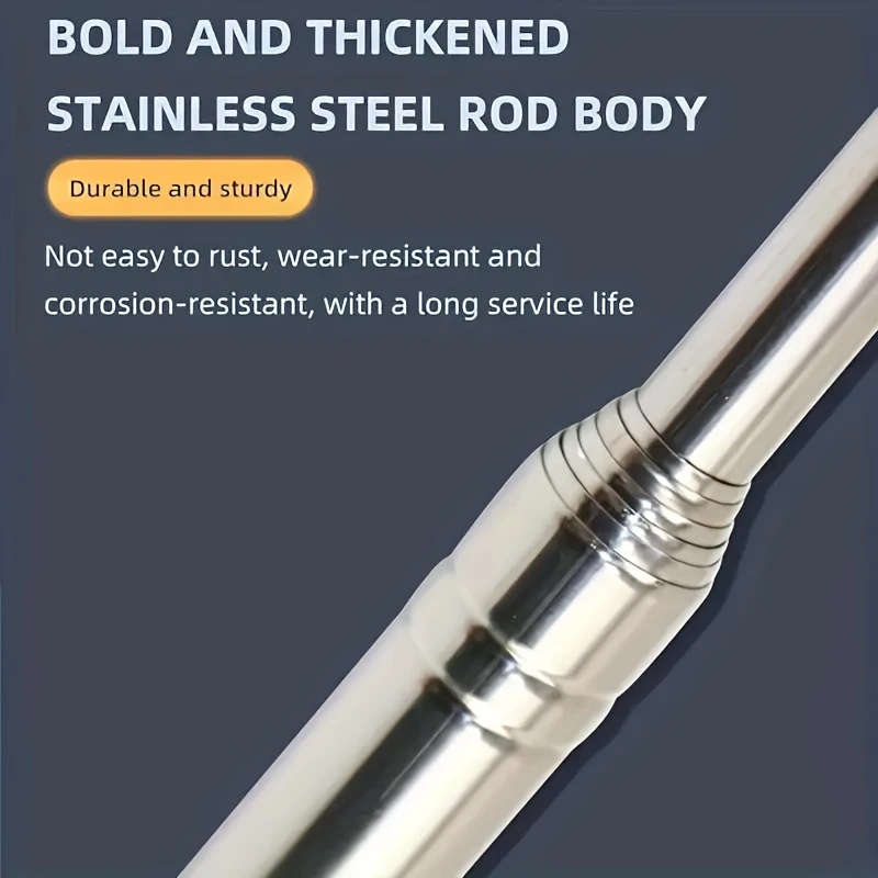 1Pc Heavy Duty Telescopic Hammer Stainless Steel Multi Use For Home Inspection