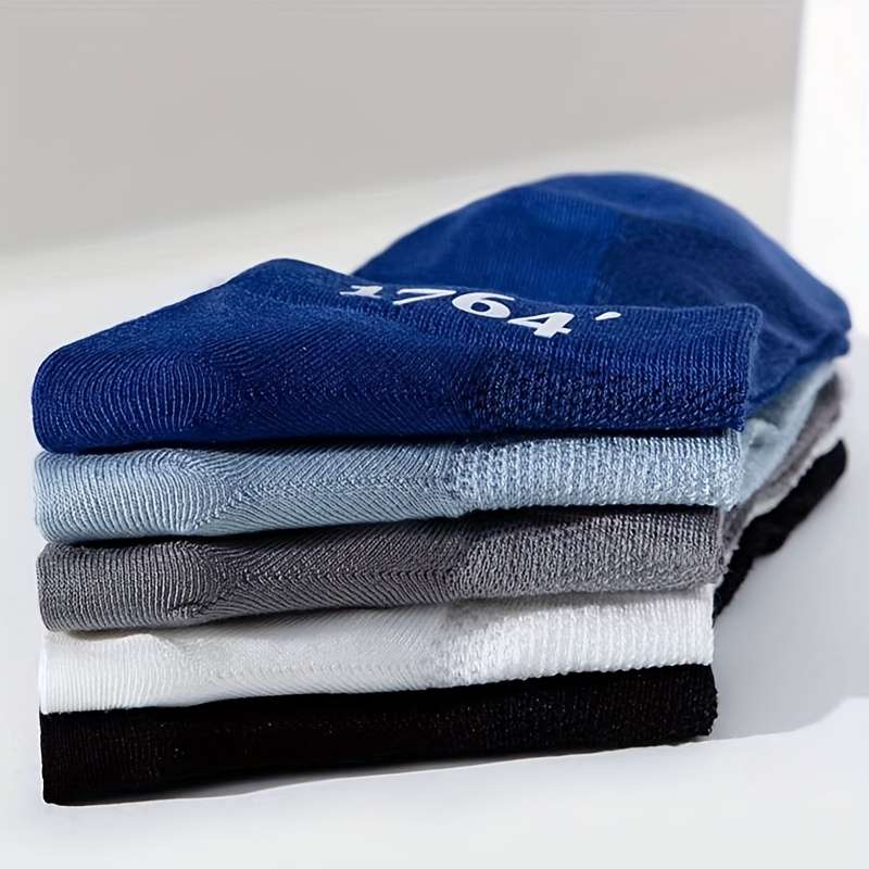 5 Pairs One Size High Elastic Socks