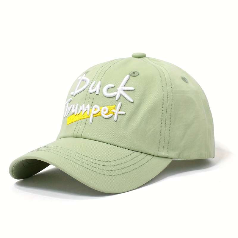 1pc Youngsters' Breathable Cotton Baseball Cap with Cartoon Embroidery Perfect for Outdoor Activit