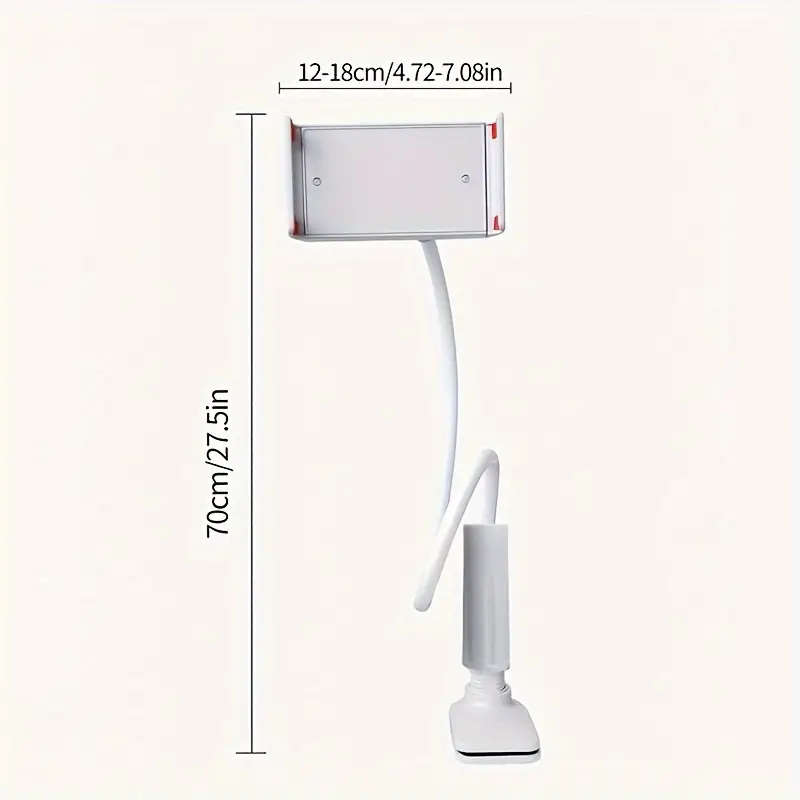 1pc 360° Rotating Tablet Phone Holder Spiral Base Lazy Stand Mobile Phone Tablet Bedside Stand Bed
