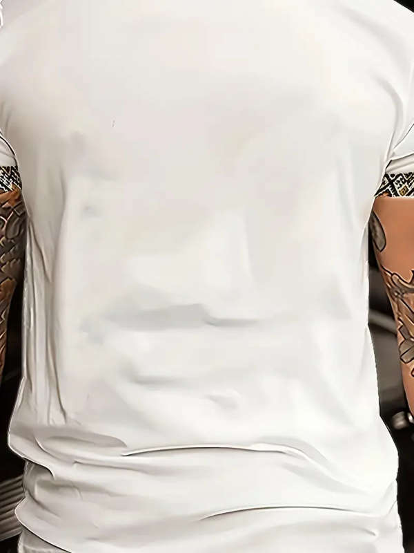 Men's Ethnic Totem T-Shirt - Soft, Breathable, Casual Crew Neck