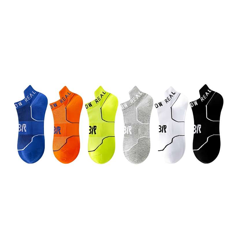 5 Pairs Of Mixed Colors One Size High Elastic Socks