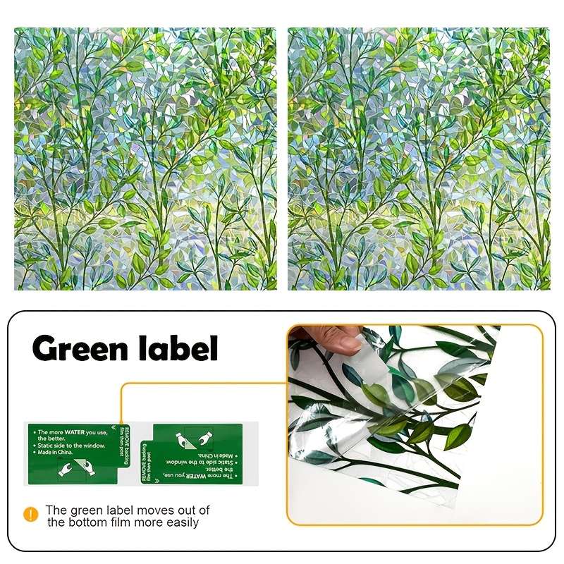 1pc 60x200cm 23.62x78.74in Door Window Sticker
