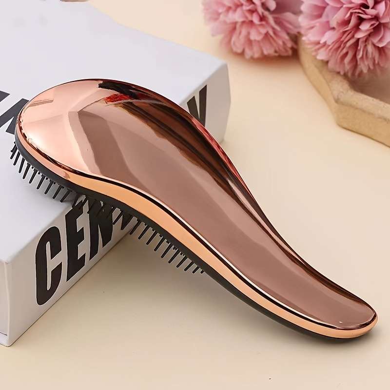1pc Rose Golden Add Blue Pet Comb